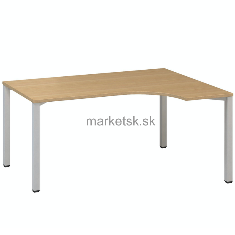 Kancelársky stôl W18P - 180 x 80-120 x 74 cm